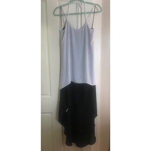 BCBG high low maxi dress